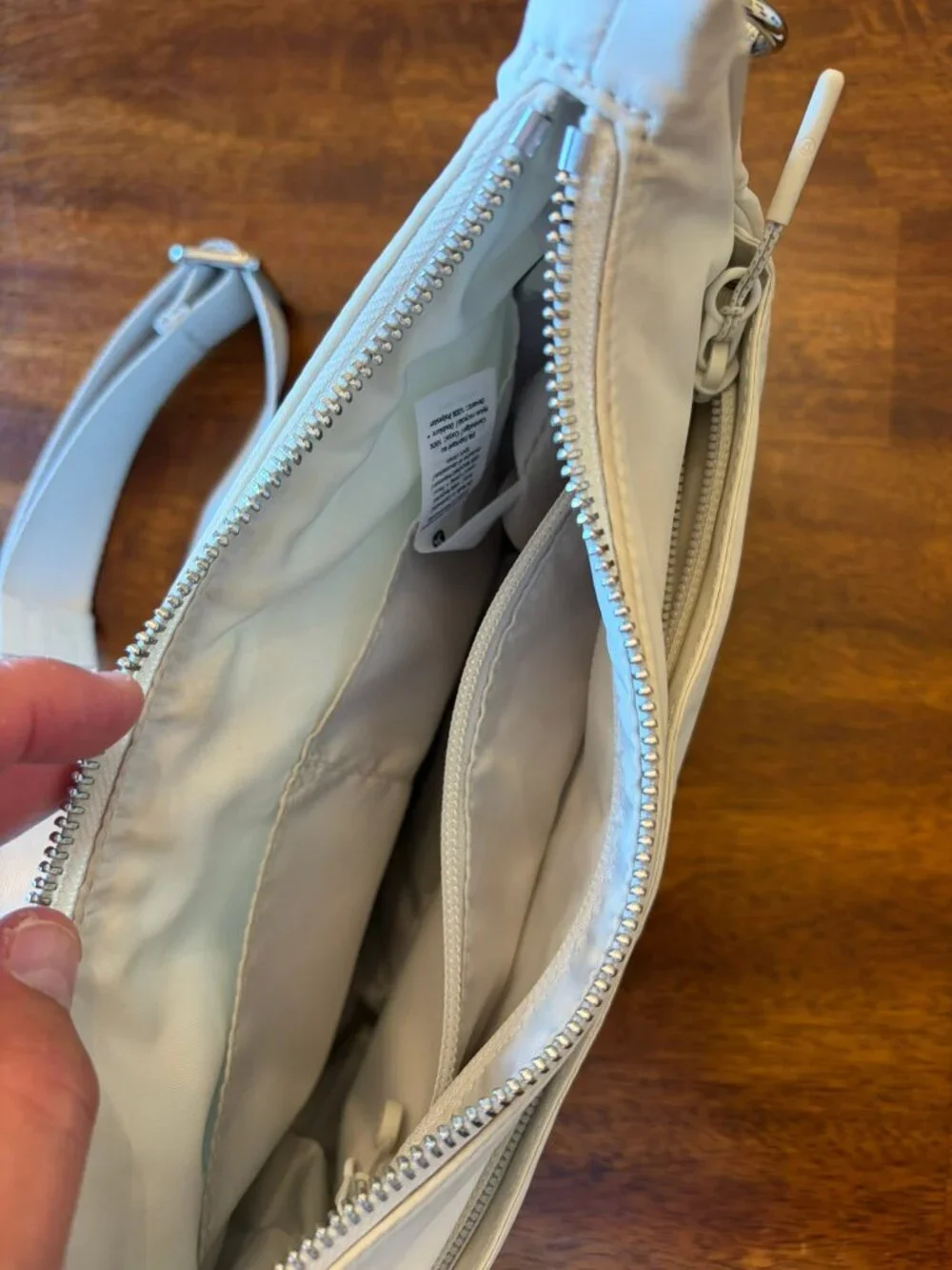 Lululemon City Essentials Mini Shoulder Bag 1L Butter Cream *Marks